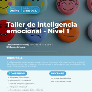 TALLER EN INTELIGENCIA EMOCIONAL - NIVEL 1